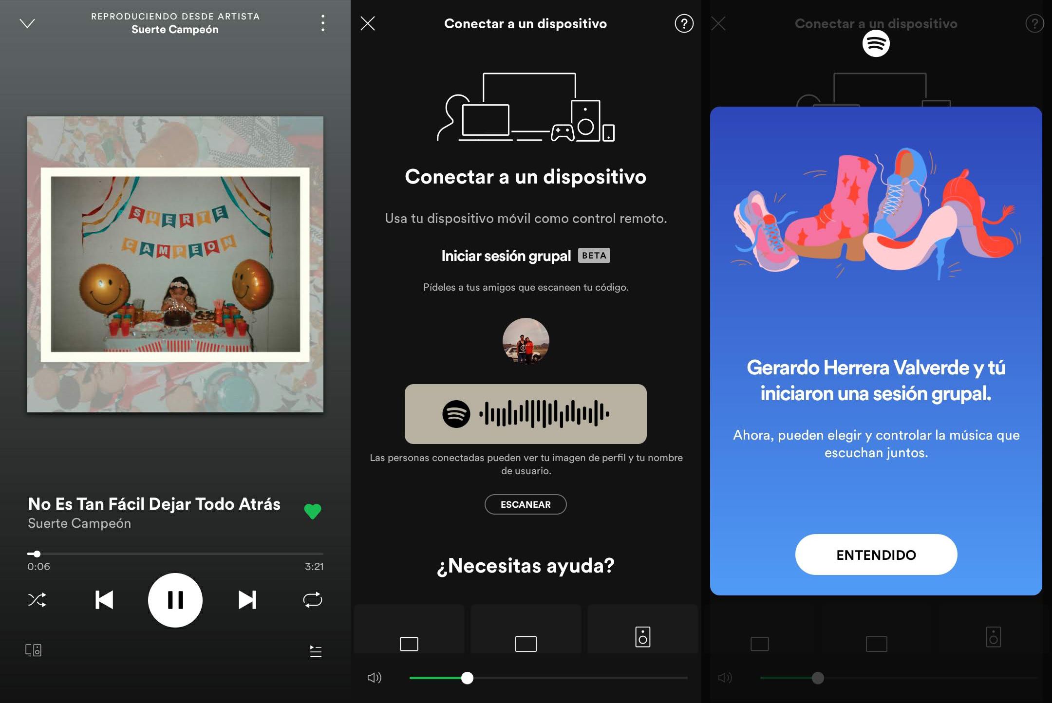 Spotify lanza sesiones grupales para usuarios premium