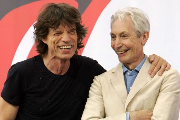 Mick Jagger y Charlie Watts