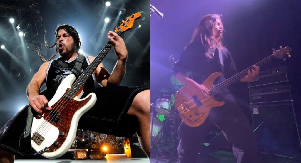 Mira al hijo de Robert Trujillo tocar con su banda en el 40 aniversario de Metallica