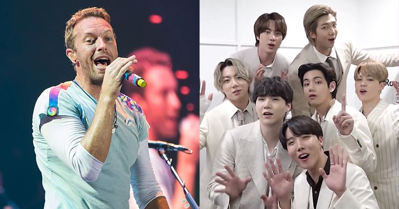 Chris Martin (Coldplay) dice que apoya a BTS para ganar en los Grammy Awards 2022