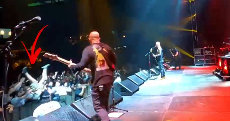 Matt Heafy de Trivium salvó a un fan de tener un accidente mientras realizaba crowd surfing