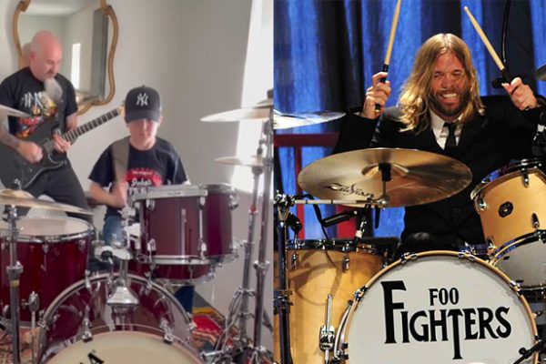 Scott Ian (Anthrax) y su hijo rindieron homenaje a Taylor Hawkins con canciones de Foo Fighters
