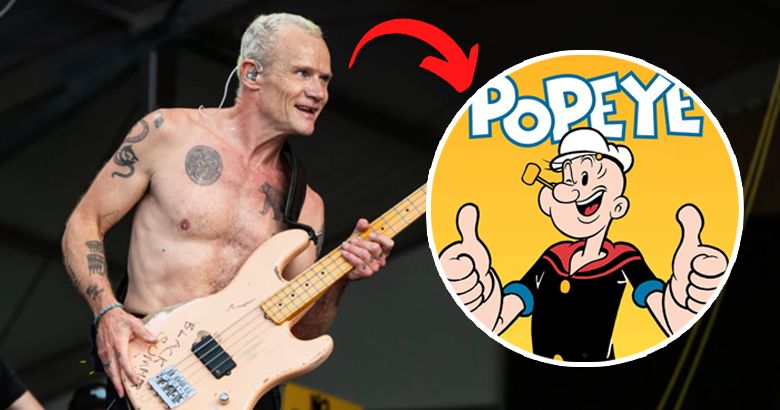 Flea de Red Hot Chili Peppers quiere ser "Popeye" en una película live-action