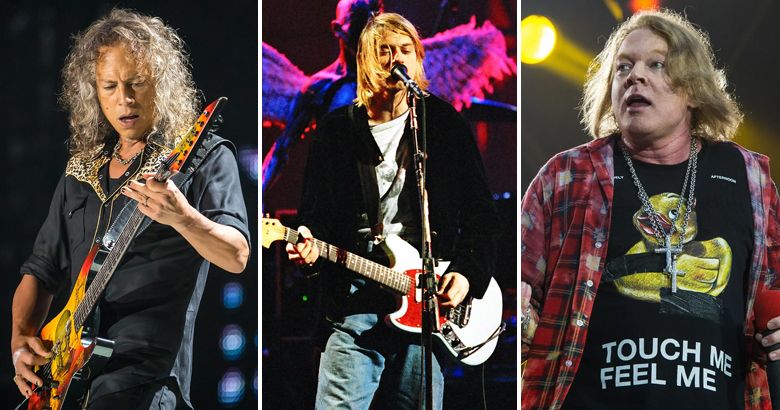 Kirk Hammett (Metallica) dice que a Kurt Cobain "no le gustaba lo que Guns N' Roses representaba"