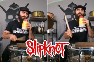 Mira a este baterista atinar bestialmente la canción "Eyeless" de Slipknot con una mano